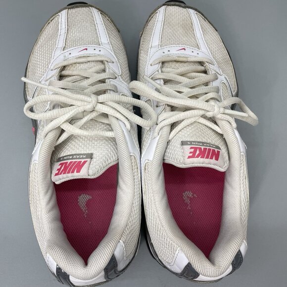 Nike Reax Run 5 Sneakers Shoes Running Training Athletic Silver White Womens 8 - Picture 10 of 14
